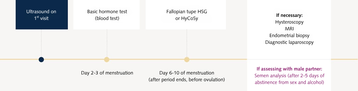 Female fertility testing at Seoul Miz IVF and Fertility Hospital in Seoul, South Korea